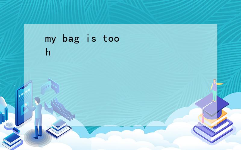 my bag is too h