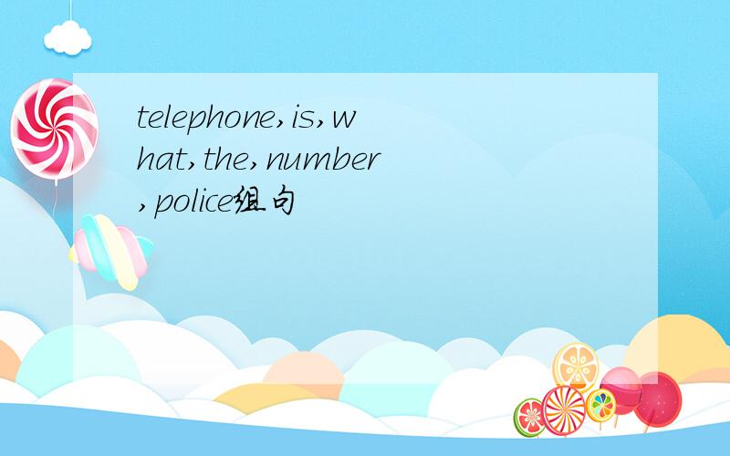telephone,is,what,the,number,police组句